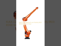 KUKA แปรงเลเซอร์ หกแกน ความยืดหยุ่น KR20 R3100 ด้วยการทํางานภาพ