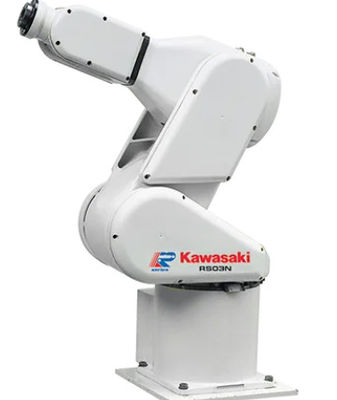 การใช้ คาวาซากิ Robot แขน RS003N สําหรับการรับมือ, การบรรทุกและลด, การติด