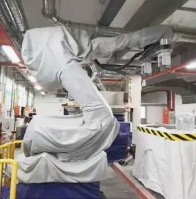 การฉีดใช้งาน ผ้าป้องกันหุ่นยนต์กันฝุ่นและกันน้ํา